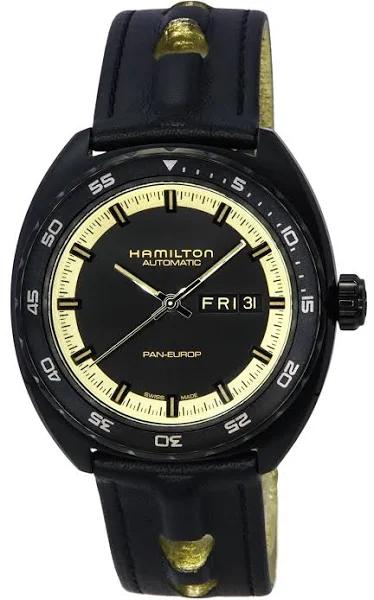 Hamilton American Classic Automatic Black Dial Stainless Steel Men's Watch H35425730