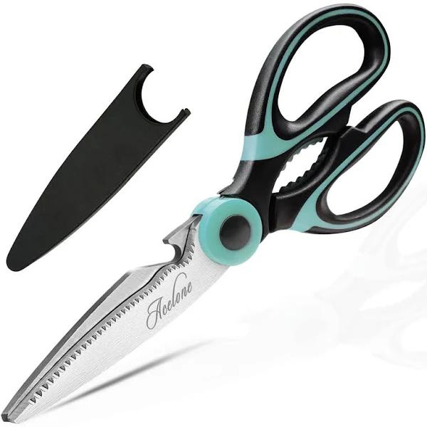 Kitchen Shears, Acelone Premium Heavy Duty Shears Ultra Sharp Stainless Steel Multi-function Kitchen Scissors for Chicken/poultry/fish/meat