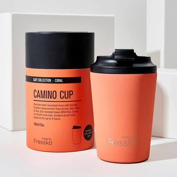 Fressko Reusable Coffee Cup | Camino 12oz, Coral