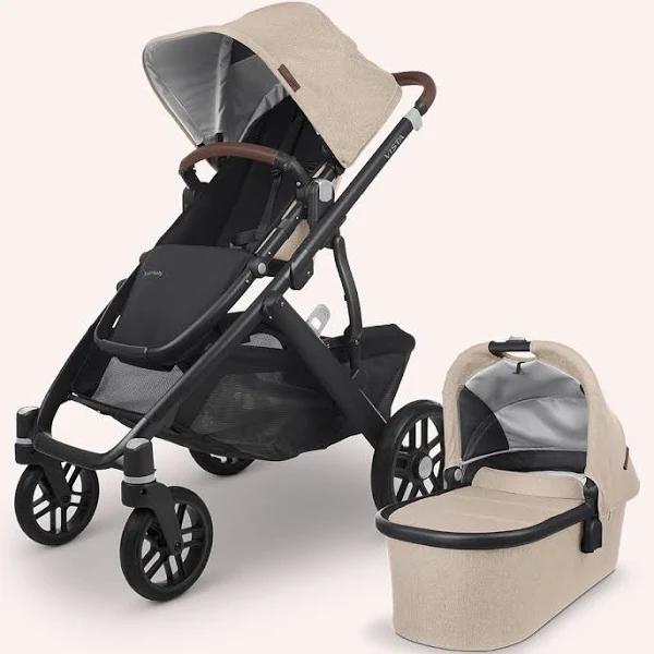 UPPAbaby Vista V2 With Bassinet Liam (Oat Mélange/Carbon/ Chestnut)