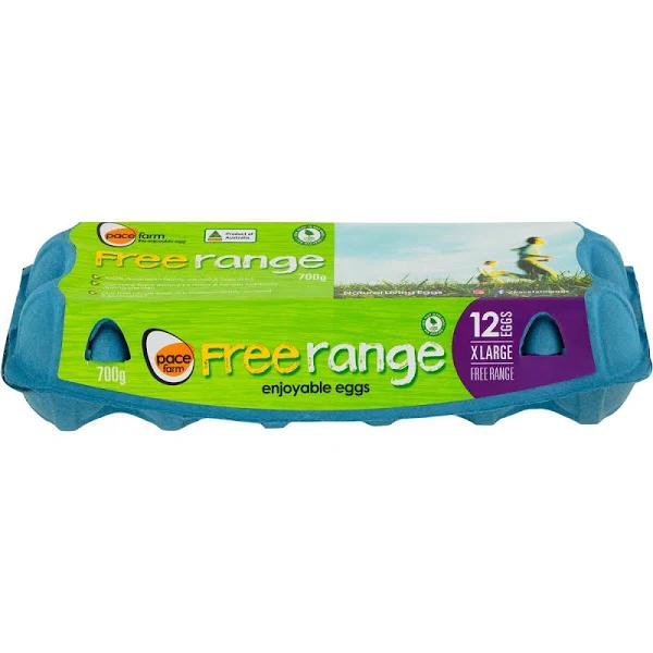 Pace Farm 12 Extra Large Free Range Eggs 700g