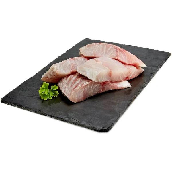 Woolworths Fresh Skin Off Barramundi Fillets per kg