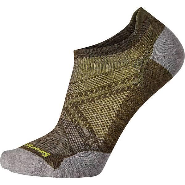 Smartwool Military Olive Run Merino-blend Ankle Socks - Adult XL