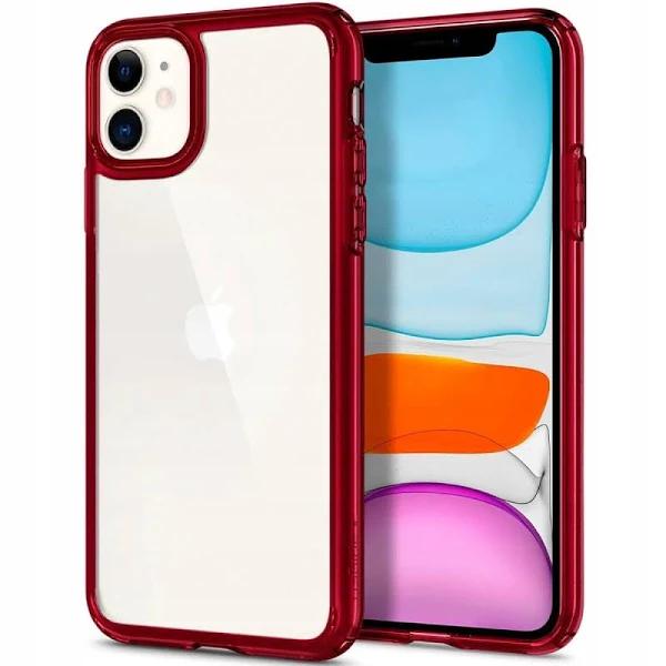 SPIGEN Ultra Hybrid Case Designed For Apple iPhone 11 (2019) Air Cushion Bumper Hard Cover - Red