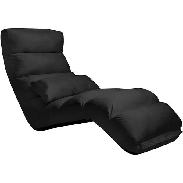 Artiss Adjustable Lounge Sofa Chair - Black