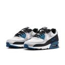 Nike Air Max 90 - Light Smoke Grey/Black/Industrial blue/summit White - 8