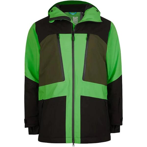 O'Neill Men's GTX Psycho Tech Snow Jacket - Poison Green Size M