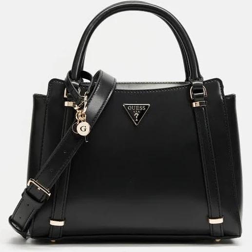 Guess Daryna 2 Comp Satchel in Black