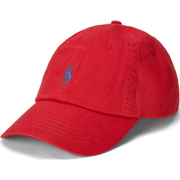 Polo Ralph Lauren Cotton Chino Ball Cap Post Red One Size