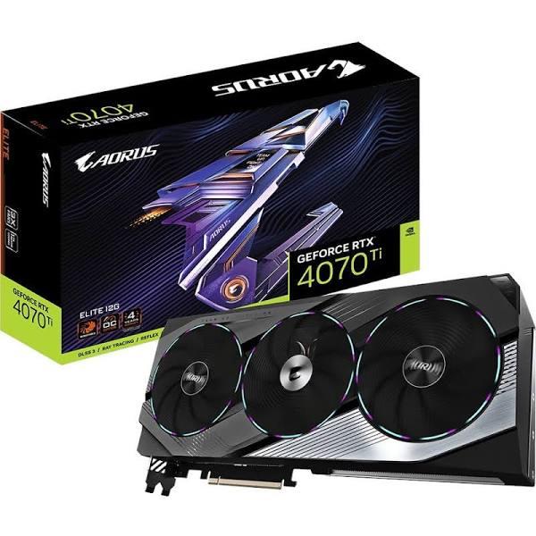 Gigabyte AORUS GeForce RTX 4070 Ti Elite 12GB GDDR6X Graphics Card