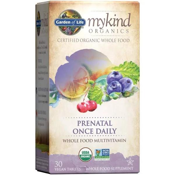 Garden of Life MyKind Organics Prenatal Once Daily 30 Tablets