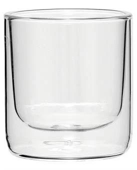 David Jones Errol Small Double Wall Glass 2 Pk in Clear