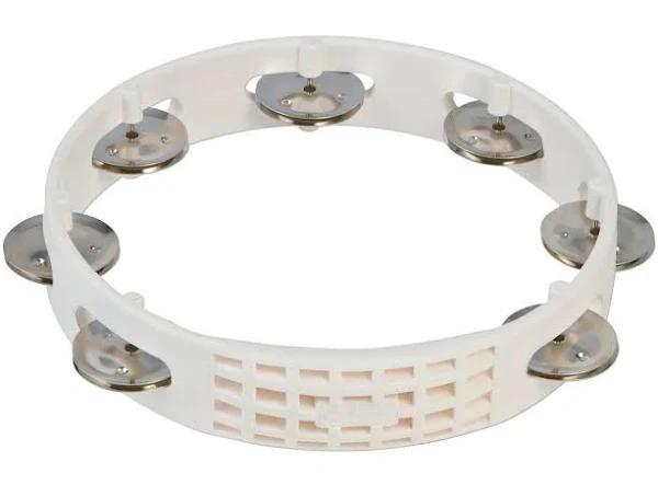 Latin Percussion LPA182 8 Inch Tambourine White