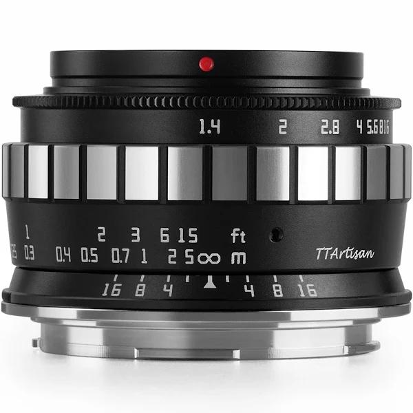 TTArtisan 23mm f/1.4 APS-C Lens for Sony E (Black & Silver)