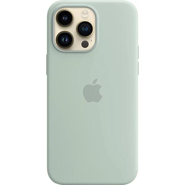 Apple - iPhone 14 Pro Max Silicone Case with MagSafe - Succulent