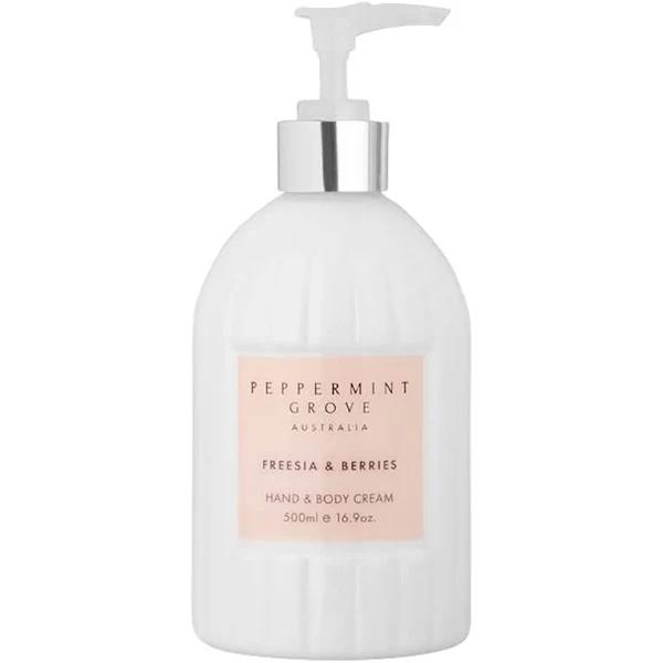 Peppermint Grove Freesia & Berries - Hand & Body Cream 500ml