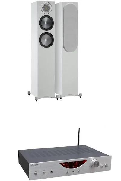 Monitor Audio Bronze 200 Floorstanding Speakers - White