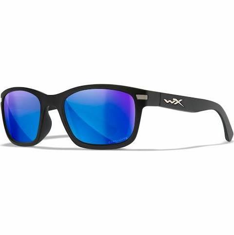 Wiley x Helix Captivate Polarised Blue Mirror Lens w/ Matte Black Frame