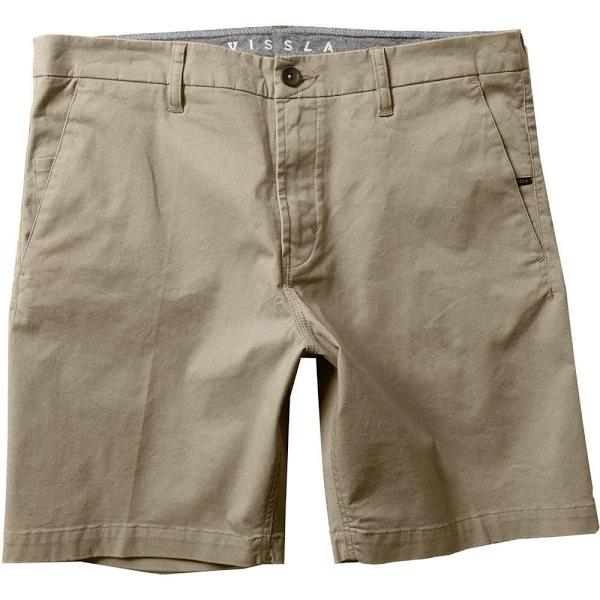 Vissla Men's No See Ums Eco 18" Elastic Walkshort Khaki / 28