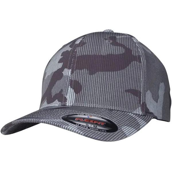 Flexfit by Yupoong Unisex Adults Camo Stripe Cap Dark Camo S/M