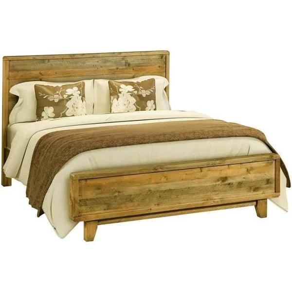 Bed Frame King Size Rustic Timber - AfterPay & zipPay Available