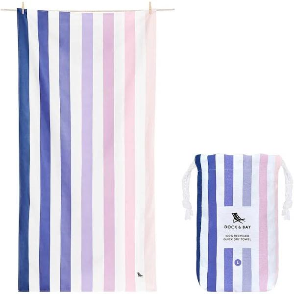 Dock & Bay Beach Towel Cabana Collection L | Quick Dry | Dusk To Dawn