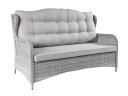 Rosebud Wicker Outdoor Lounge Sofa (3-seater) — White Shell by FurnitureOkay