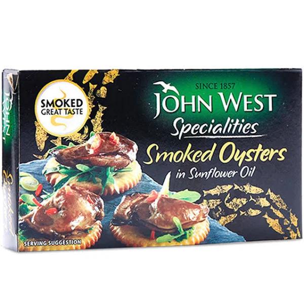 John West Smoked Oysters in Sunflower Oil 85g