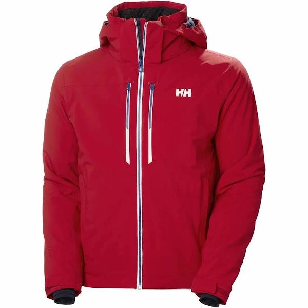 Helly Hansen Mens Snow Alpha LifaLoft Jacket, Red - 162 Red | Size S