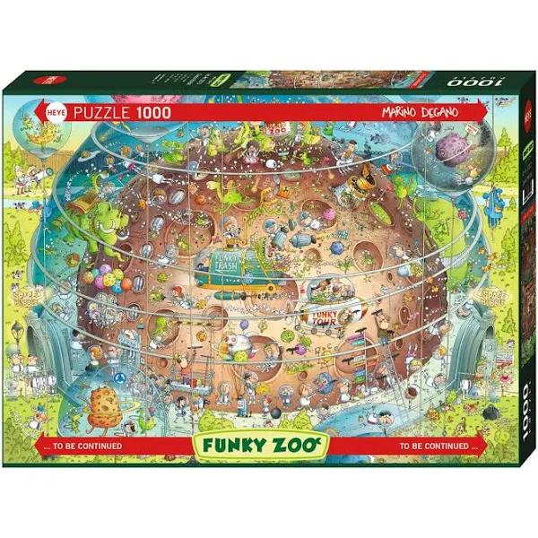 Heye - Funky Zoo - Cosmic Habitat Puzzle 1000pc