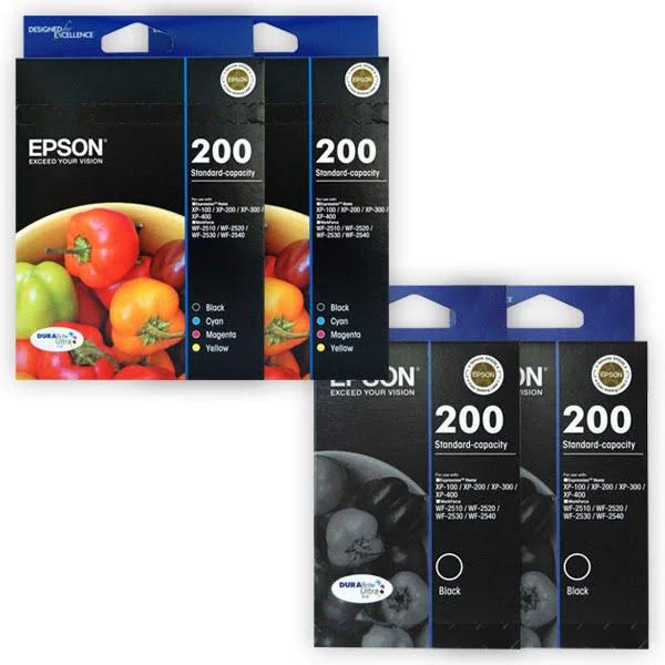 10 x Epson XP200 Ink Cartridge Combo Genuine [4BK,2C,2M,2Y] for Epson Expression Home XP-200