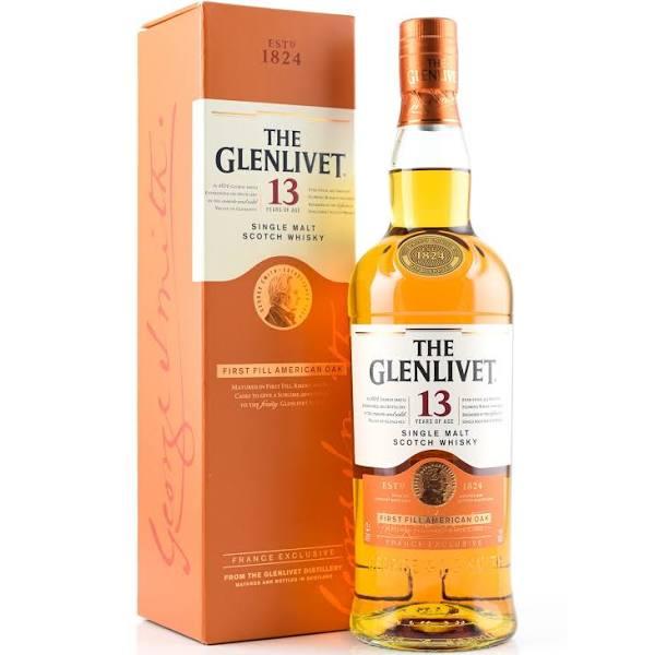 The Glenlivet 13 Year Old Single Malt Scotch Whisky 700ml