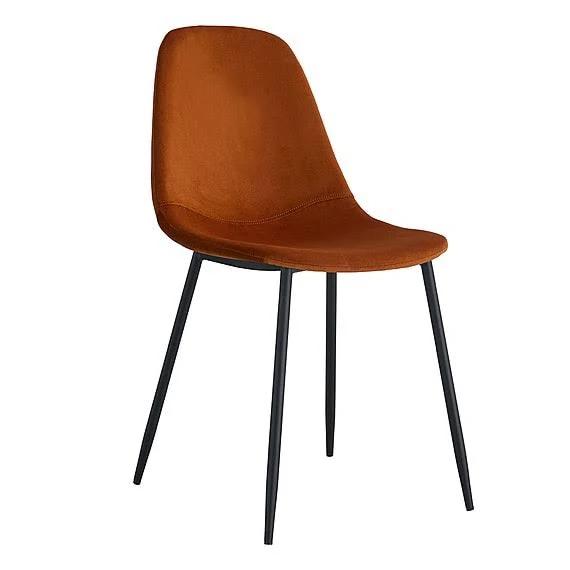 Sarmiento Fabric Dining Chair Set of 2 Rust by Freedom