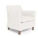 Harbour Fabric Occasional Chair White by Freedom