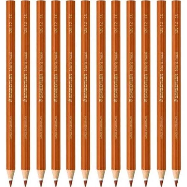 Staedtler Noris Club Maxi Learner Coloured Pencils Brown Pack 12