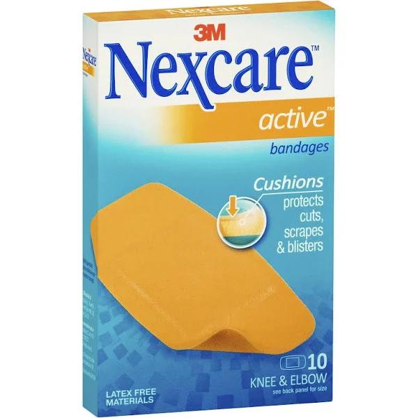 Nexcare Active Waterproof Bandages Large 10 Pack