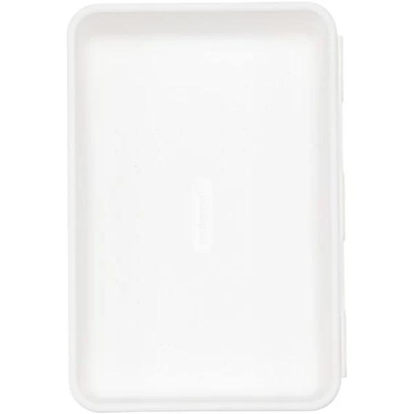 Madesmart Small Wide Interlocking Bin White #4528