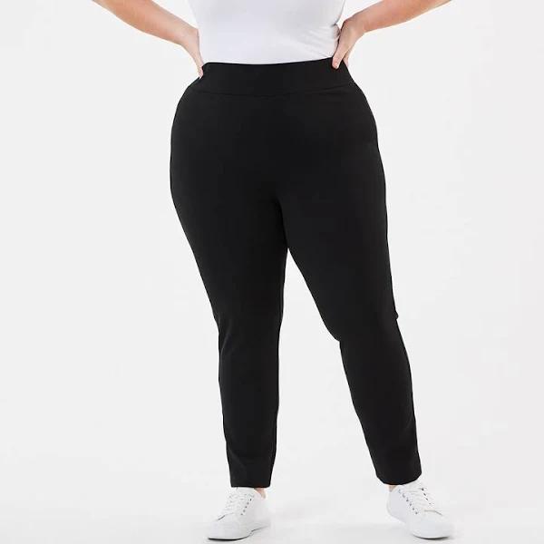 Kmart Curve Work Pants-Black Size: 18