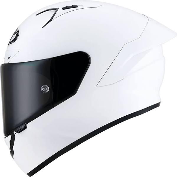 KYT NZ-Race Plain, Integral Helmet , Color: White , Size: M