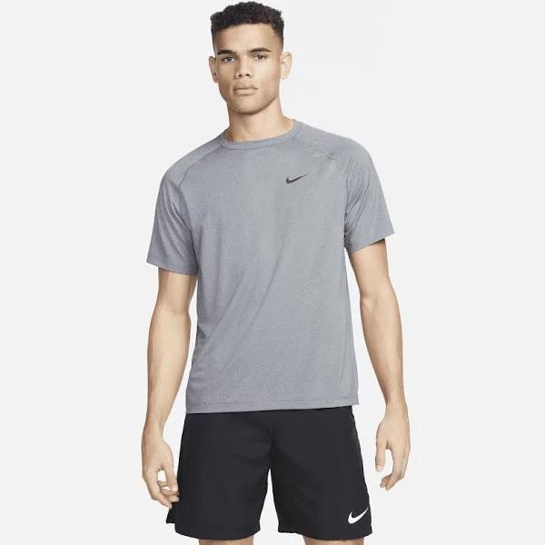 Nike Ready Men's Dri-FIT Short-Sleeve Fitness Top - Black - 50% Recycled Polyester