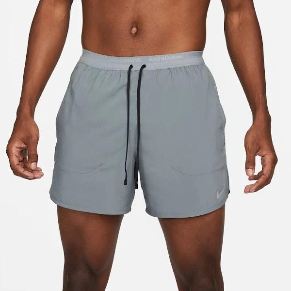 Nike Mens Dri-FIT Stride 5inch Running Shorts Grey S