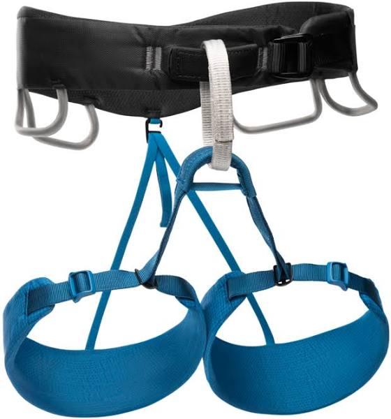 Black Diamond Momentum Rock Climbing Harness, XXL Kingfisher