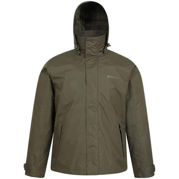 Mountain Warehouse Mens Fell 3 in 1 Water Resistant Jacket Khaki L