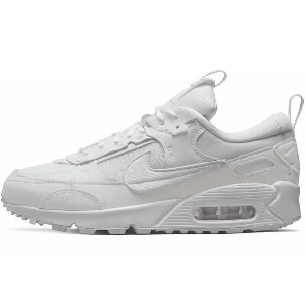 Nike Women's Air Max 90 Futura White/White - Size 5