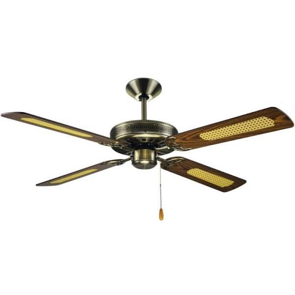 Hunter Pacific Majestic Coolah 52" Ceiling Fan - Antique Brass