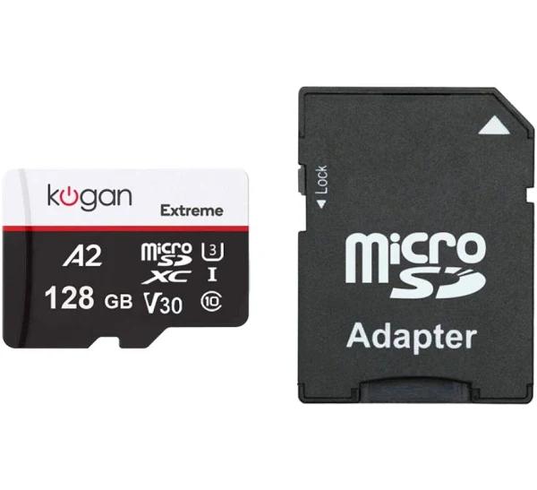 Kogan Extreme 128GB SDXC A2 V30 Micro SD Card