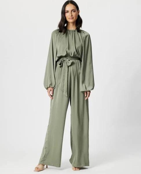 The Fated - Women's Green Jumpsuits - Romy Jumpsuit - Size 6 at The Iconic