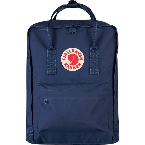 Fjallraven Kanken - Royal Blue/Pinstripe Pattern