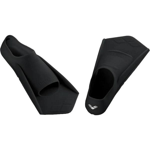 Arena Powerfin Fins Silver Black - 33-34