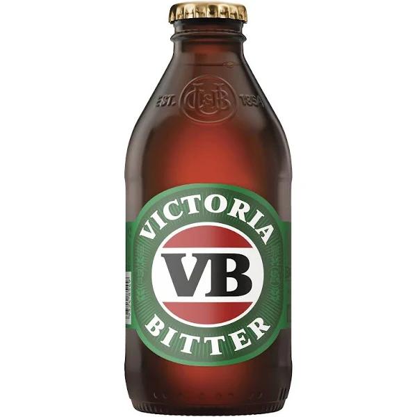 Victoria Bitter Beer Case 24 x 375ml Bottles